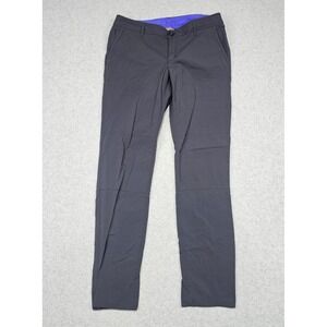 Eddie Bauer Travex Pants Womens 8 Black Nylon Stretch Hiking Outdoor Gorpcore